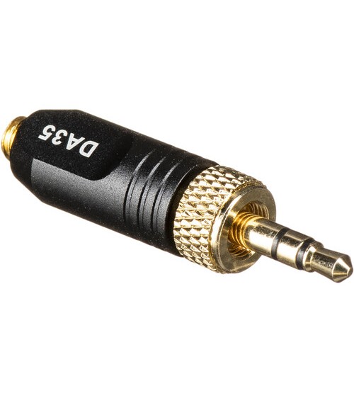 Deity Microphones DA35 Microdot to Locking 3.5mm Adapter